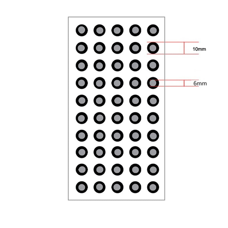 6.0 mm 3D Scanning Marker for 3D Scanner, 3D Tracking Dot Reference Point Markers for 3D scanning, Diffuse Reflection Markers for 3D Scanner (1000) 1000