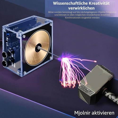 BT Version, Multifunctional Electronics, Mobile Phone, Tesla Coil Module, Artificial Flashes, Electric Arc Generator, Wireless Sound Transmission, Scientific Experimental S