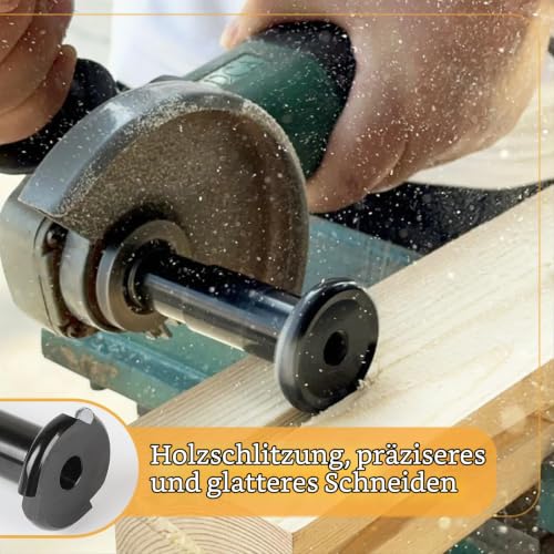 EFUTURETIME 3-Piece Ball Milling Cutter Diameter 31.5 + 48 mm M14 for Angle | Rotatable, for wood, ideal for grinding, drilling, grooving and digging wood φ 31.5mm + φ 48mm (3 pcs)