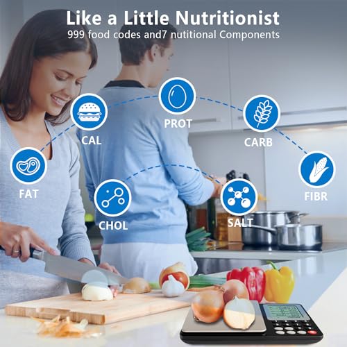 UNIWEIGH Digital Kitchen Food Scales for Accuracy Measurements