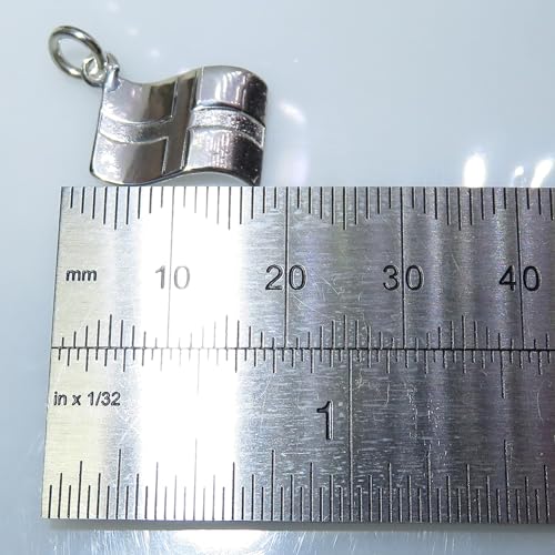 English Flag sterling silver charm .925 x 1 Saint George Cross charms
