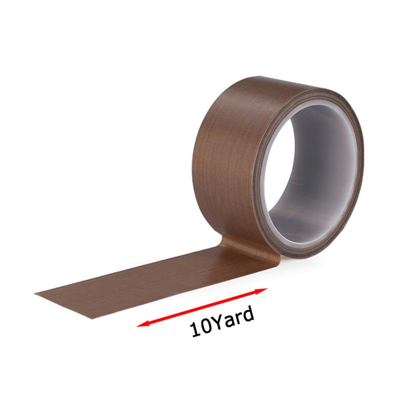 PTFE Adhesive Teflon Tape 1/2Inch x 30 Foot High Temperature Tape for Weston,Seal A Meal, Cabellas Vacuum