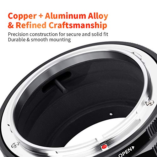 K&F Concept Lens Mount Adapter Compatible for Canon FD FL Lens to Fujifilm Fuji X-Series X FX Mount Mirrorless Cameras with Matting Varnish Design for Fuji XT2 XT20 XE3 XT1 X-T2