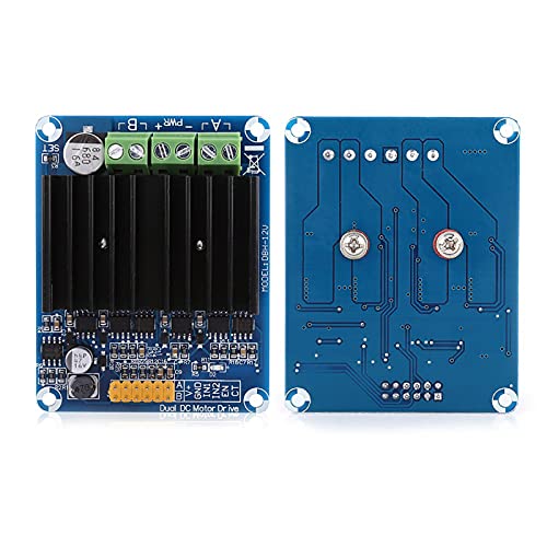 Dual 32A Motor Driver, 30A DC Motor Driver, 1 Piece DC5-12V 0A-30A Two-Channel H-Bridge Motor Driver Board Module Control and Display