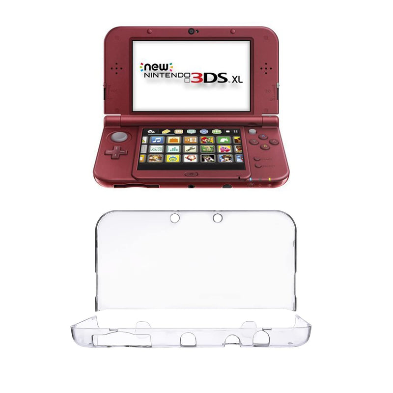 [Australia - AusPower] - New 3DS XL Case - Ultra Clear Crystal Transparent Hard Shell Protective Case Cover Skin for New 2015 Nintendo 3DS XL LL - [New Modified Hinge-Less Design] 