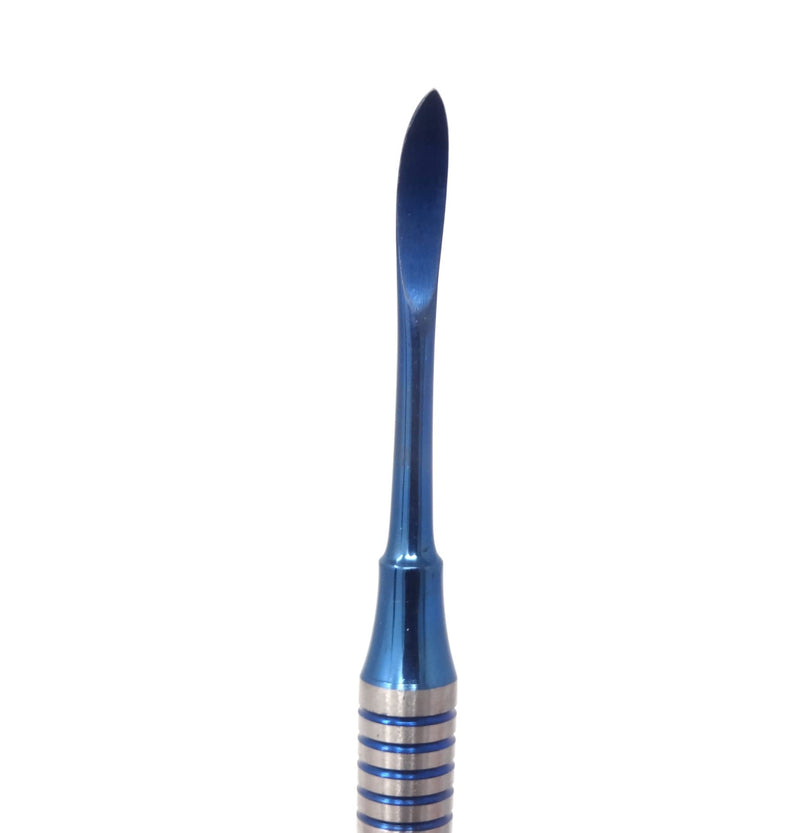 [Australia - AusPower] - Professional Dental Periosteal Elevator Molt M9, Stainless Steel with Blue Titanium Coated Tips Molt 9 