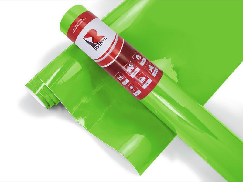 ORACAL 951 Series Premium Cast Film in Limette Green - 12" x 5ft - Gloss Finish Silicone Coated Vinyl Sheet Roll for Decals, Signs and Graphics 12in x 5ft