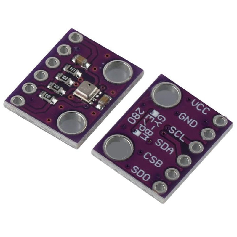 [Australia - AusPower] - Atmospheric 2pcs with IIC I2C Breakout High Precision BME280 3.3V Temperature Humidity Sensor High Speed Barometric Pressure Sensor PCB 