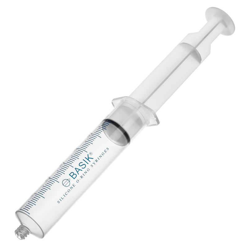 [Australia - AusPower] - BASIK 60cc Compatible With ENFIT Connections Silicone O Ring Reusable Syringe, 6 Pack 