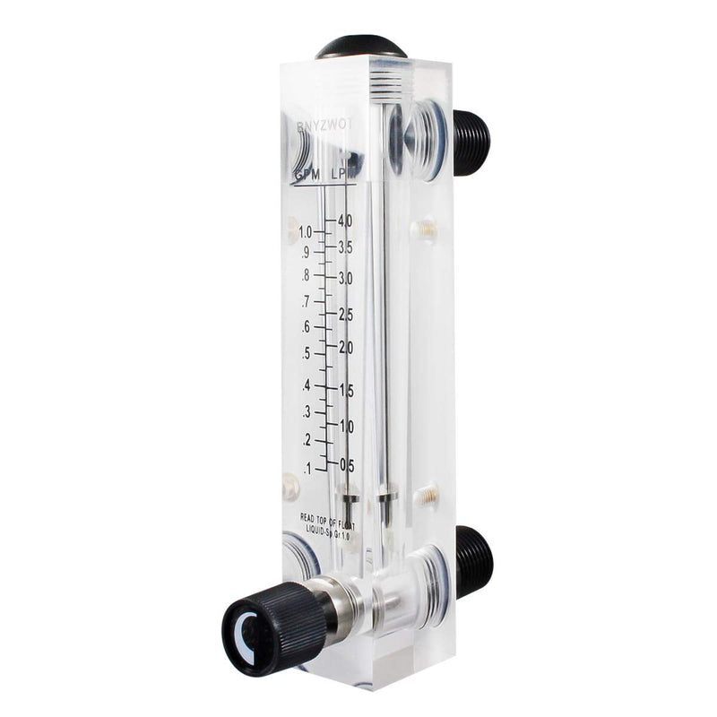 [Australia - AusPower] - Water Liquid Flow Meter Tool Flowmeter Instrument M-15 0.1-1GPM 0.5-4LPM 