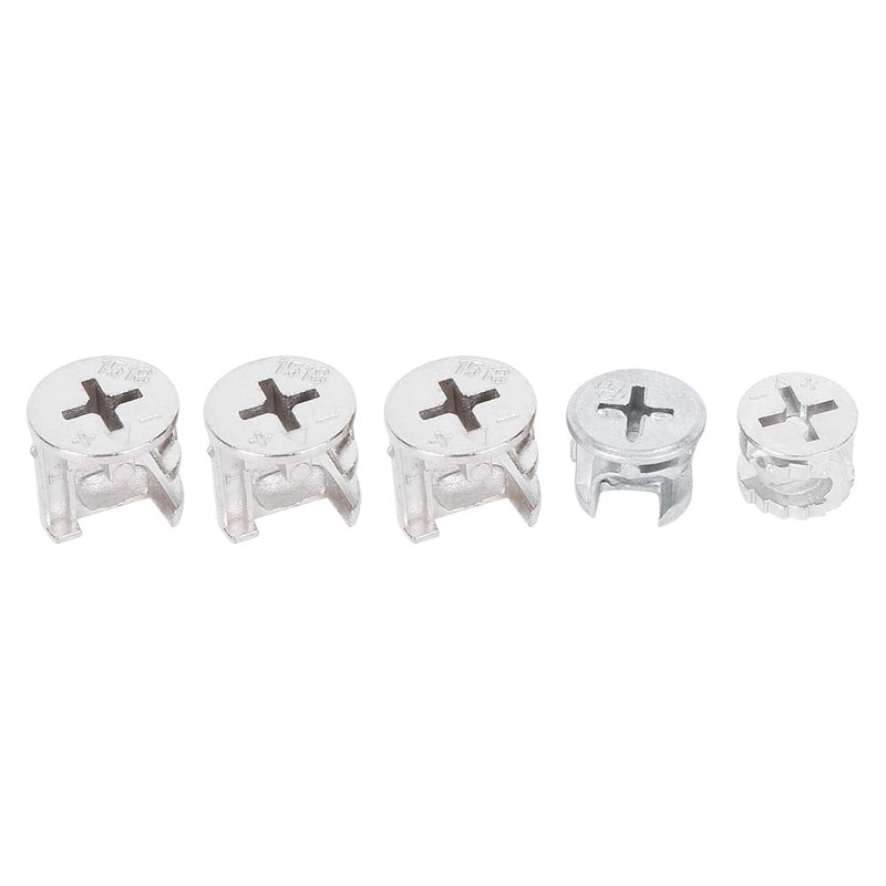 [Australia - AusPower] - 75pcs Cam Lock Fittings Cam Nut Furniture Eccentric Wheel Nut Set 3-in-1 Connector Fastener, Screws 
