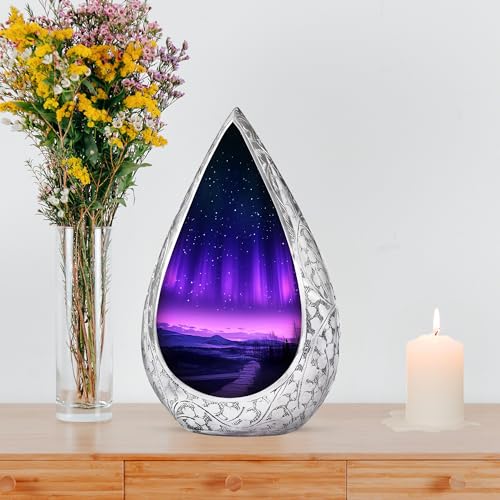 Northern Light Urn for Ashes Adult Man Purple Mother Keepsake Mini 3 Inch Northern Light-4 3 Inch Keepsake