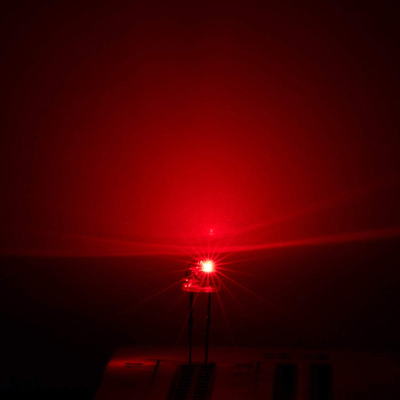 [Australia - AusPower] - Chanzon 100 pcs 5mm RGB Multicolor Slow Blinking (Multi Color Changing) Straw Hat LED Diode Lights (Clear Transparent Lens) Bright Lighting Bulb Lamps Electronics Components Light Emitting Diodes K) Slow Flash (100pcs) 