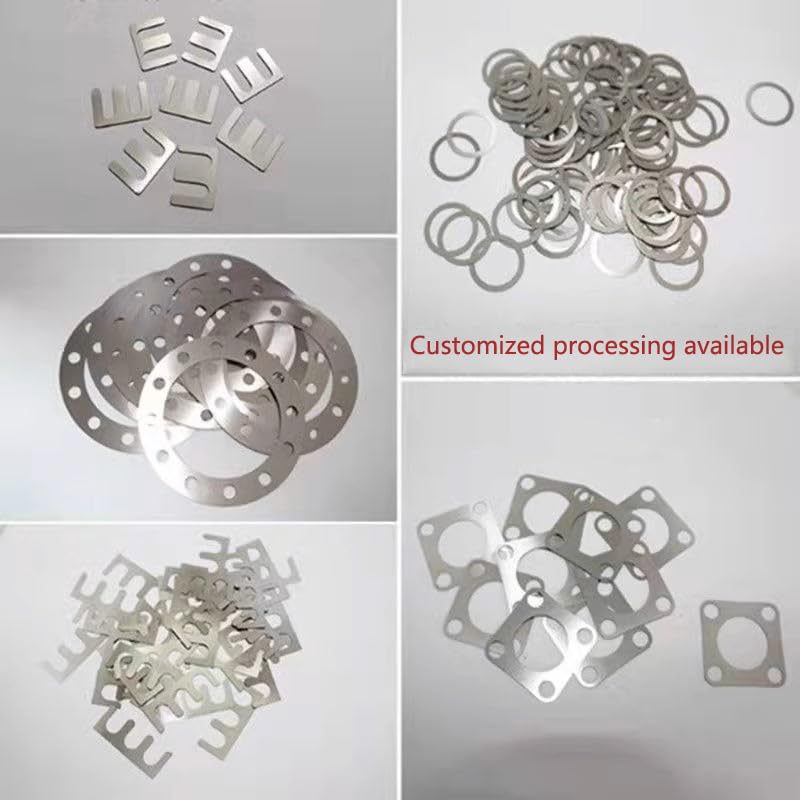 304 Stainless Steel Sheets, 2pcs 304S Stainless Plates 0.12" x 8" x 8", Thickness 0.12"/3mm, W*L=8" x 8"/200x200mm. Width*Length=8inch/200mm * 8inch/200mm Thickness:0.12inch/3mm