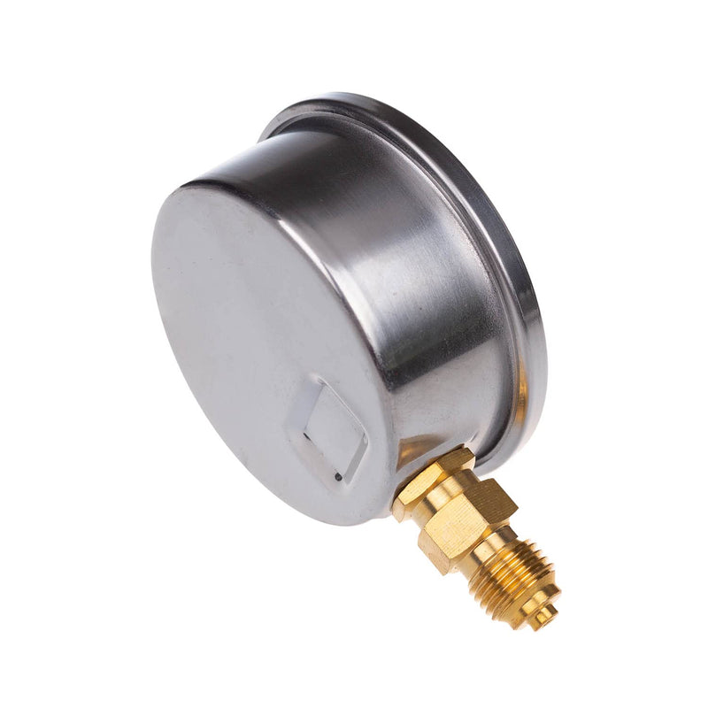 [Australia - AusPower] - THERMIS Pressure Gauge 304G 1/4 Connection from Below (0 - 250 bar) 63 mm 0 – 250 bar 