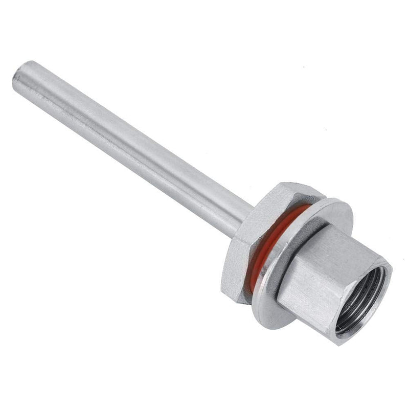 [Australia - AusPower] - Mumusuki 4 Inch Stainless Steel 1/2in Weldless Stainless Steel Thermowell Kit Homebrew Fitting Accessories 
