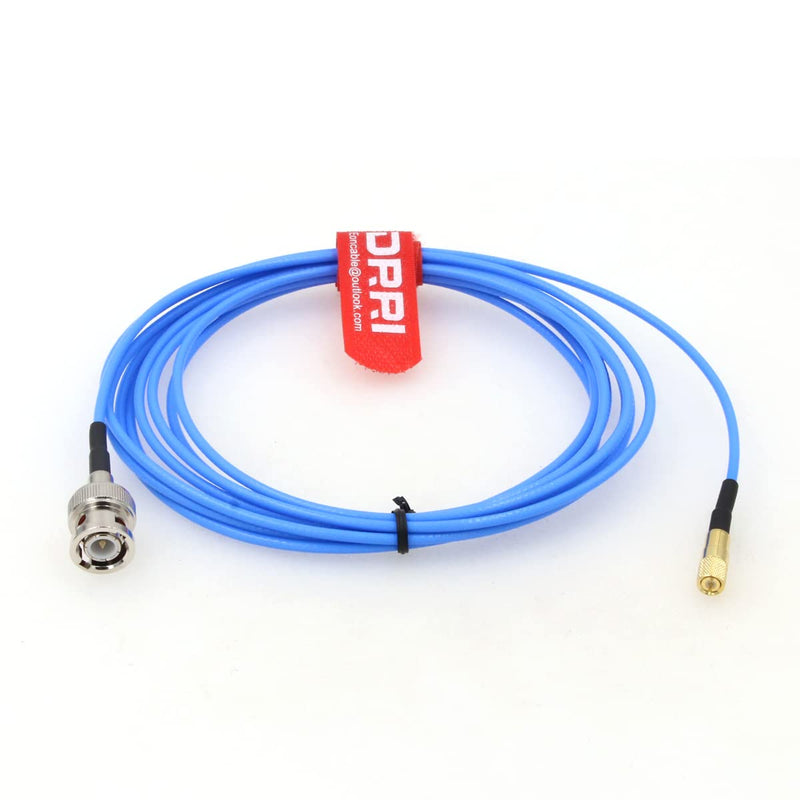 DRRI BNC Male to 10-32 UNF Microdot Male Acceleration Sensor Vibration Sensor Test Cable (BNC-M5, 3M / 118inch) BNC-M5