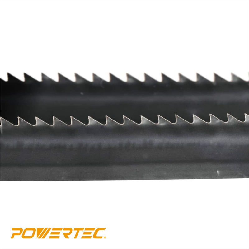 [Australia - AusPower] - POWERTEC 56-7/8 Inch Bandsaw Blades, 1/4" x 14 TPI Band Saw Blades for Sears Craftsman, Shopcraft, and Duracraft 3-Wheel Band Saw for Woodworking, 2 Pack (13213-P2) 56-7/8" x 1/4" x 14TPI, 2PK 1/4" x 14 TPI, 2 PK 
