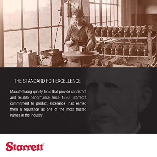 Starrett brass drive pin punch, 5/16-inch diameter and 4-inch length, for precision pin removal