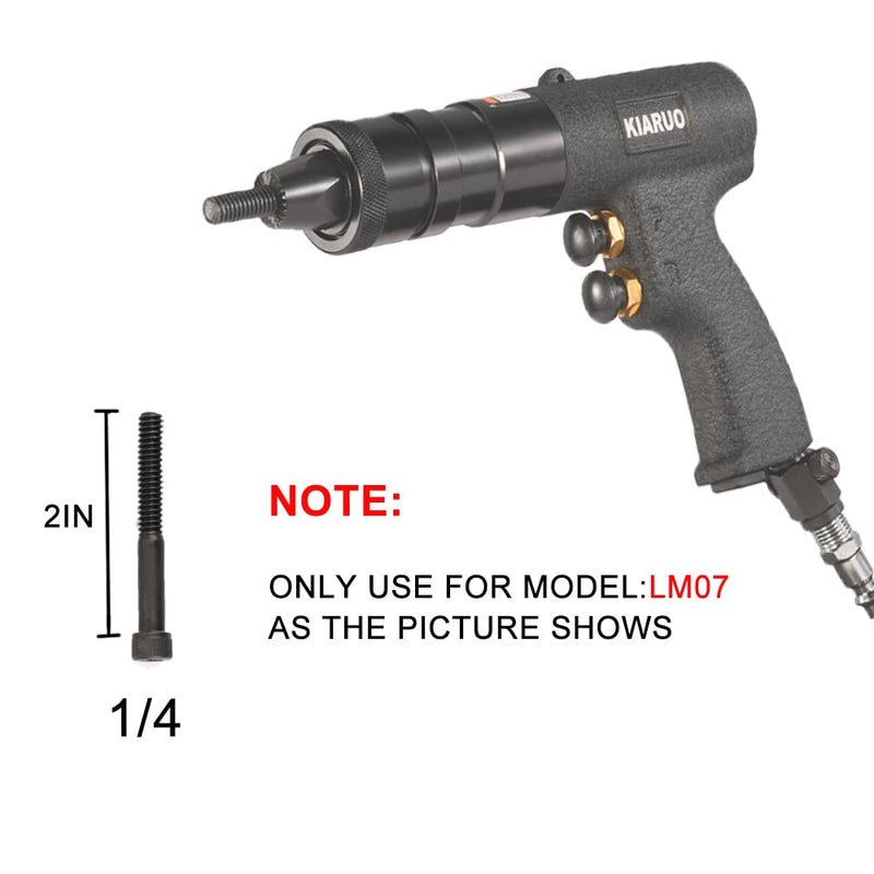 [Australia - AusPower] - 1/4 Replacement Mandrel,Rivet Nut Gun Tip Mandrel 10pcs for Pneumatic Rivet Nut Gun 10 pcs 1/4 