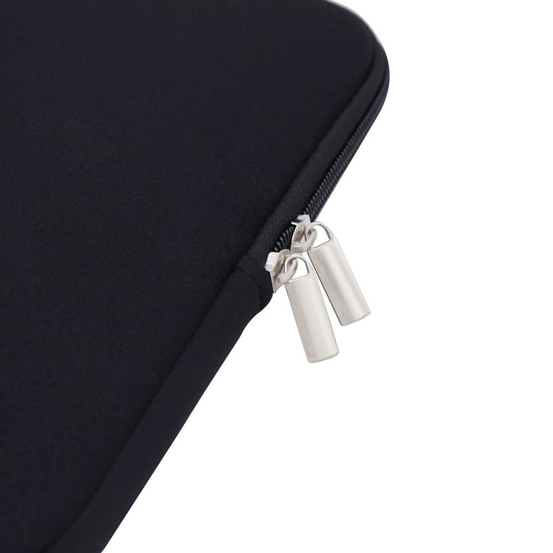 [Australia - AusPower] - RAINYEAR 14 Inch Laptop Sleeve Case Protective Soft Padded Zipper Cover Carrying Computer Bag Compatible with 14" Notebook Chromebook Tablet Ultrabook (Black) 14" Black 