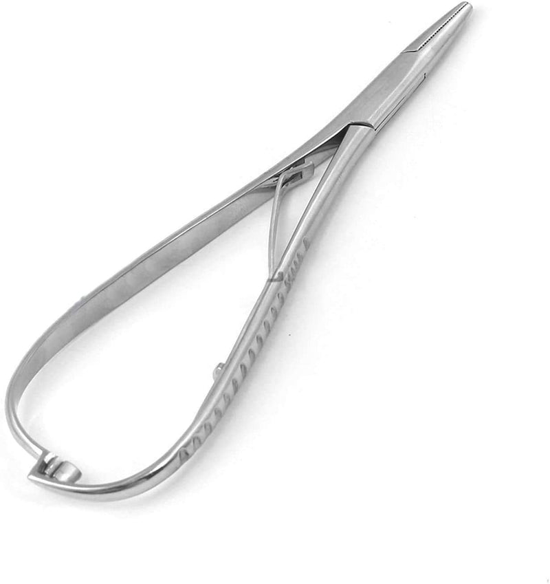 [Australia - AusPower] - OdontoMed2011 Mathieu Ligature Elastic Placing Plier 5.5" Needle Holder Stainless Steel 5.5" 