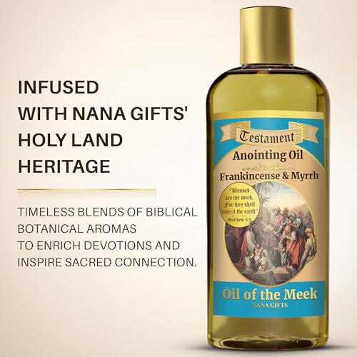 Nana Gifts Holy Anointing Oil For Prayer, Frankincense & Myrrh, 8.45Oz Frankincense and Myrrh