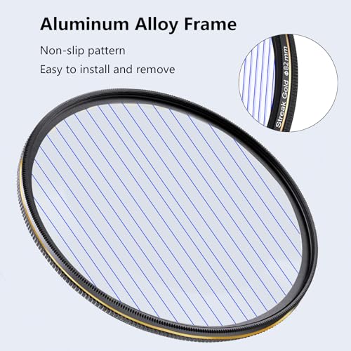 82mm Variable Blue Streak Filter, Special Effects Lens Filter 82mm
