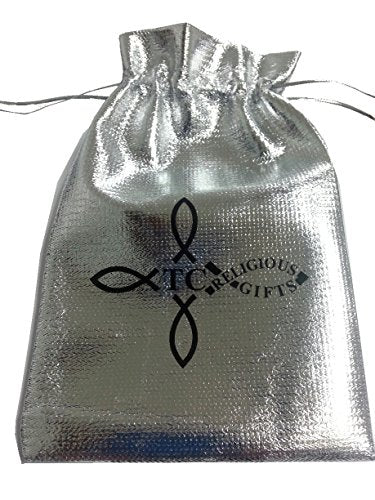 Catholic - 3 Pieces Set Saint Michael Medal Stainless Steel Medal Necklace +20" Chain and Holy Prayer Card
