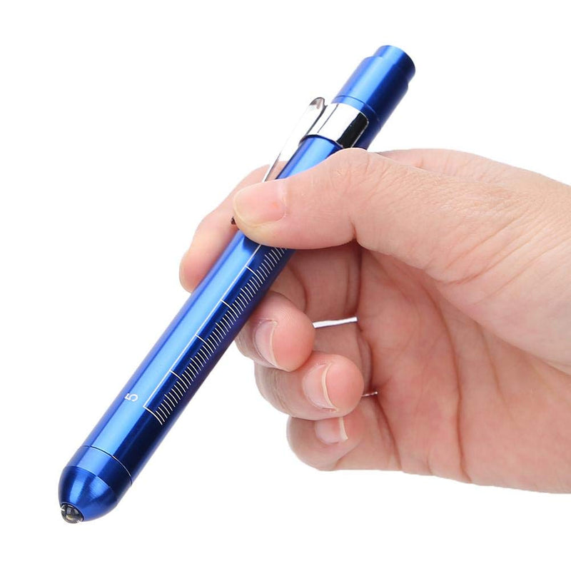 ZJchao LED Penlight Professional Portable Diagnostic Lamp Clinical Pen Ophthalmic Examination Pupil Check Pen Light for Doctor Nurse(Blue) Blue