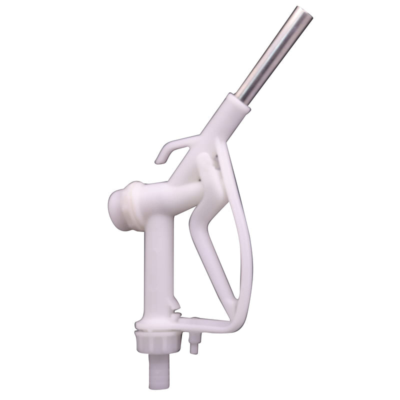 [Australia - AusPower] - 1" Barb Plastic Manual Nozzle with 0.7(18mm) Inch Stainless Steel Spout Diesel Exhaust Fluid (DEF)/Antifreeze Nozzle for Water, Ethanol, Methanol Blend, Diesel, and Industrial Dispensing 