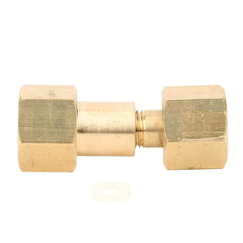 [Australia - AusPower] - Brass Cylinder Adaptors, Thread CGA580 to CGA320 CO2 Cylinder Inlet Adapter Carbon Dioxide Tank to Argon Flowmeter Regulator Fittings 
