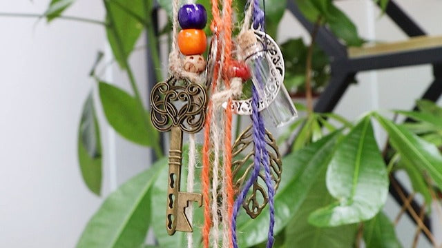 Witch Bells for Door Knob, Handmade Witchcraft Decor for Home Protection, Wiccan Altar Supplies, Witchy Pagan Supplies for Attracts Positive, Boho Gift for Garden, Kitchen, Witches Aesthetic Things 1