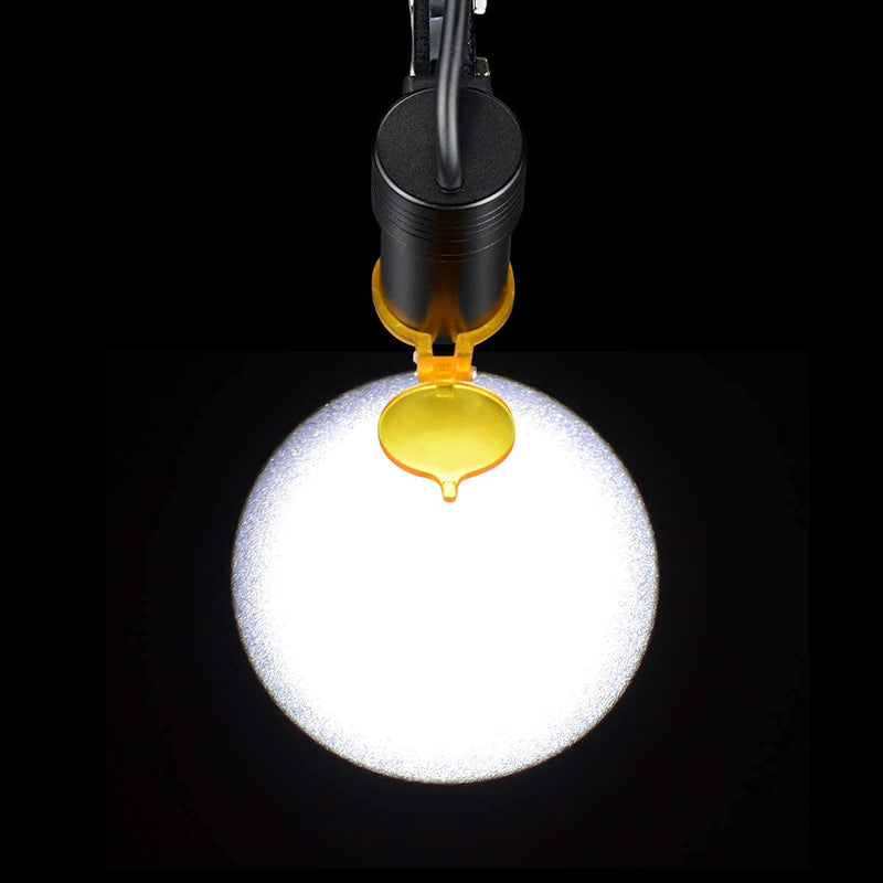 [Australia - AusPower] - 5W LED Light On Dental Loupes with Filter Portable Led Headlight with Belt-Clip Rechargeable Battery 
