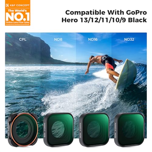 K&F CONCEPT ND CPL Filter Set for GoPro Hero 13 Black