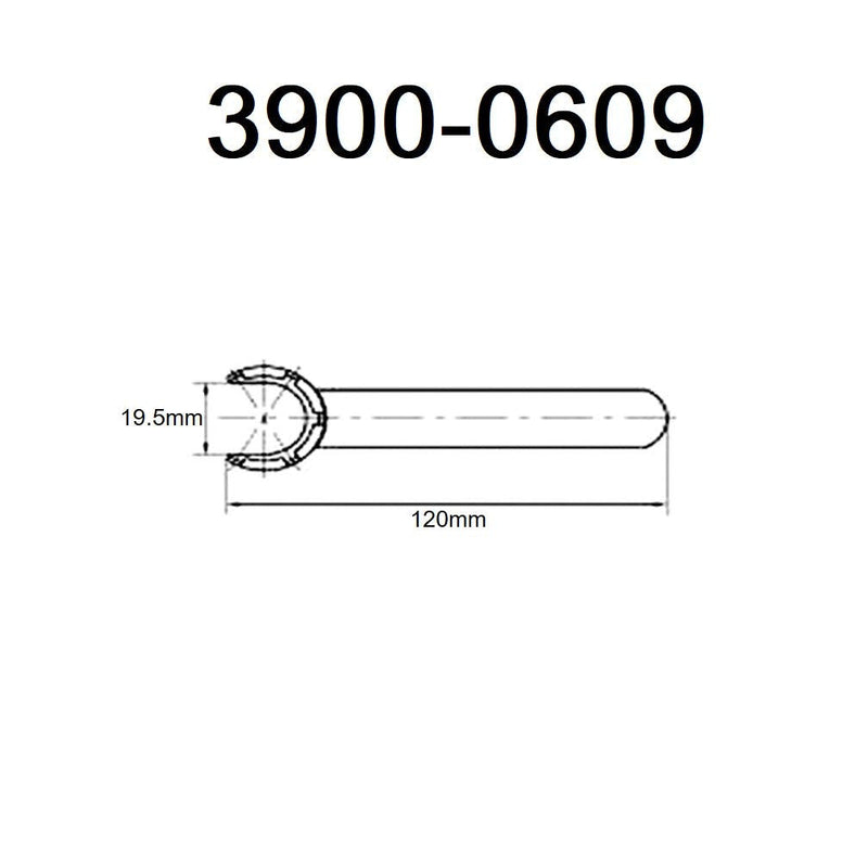 [Australia - AusPower] - HHIP 3900-0609 ER-20 Castle Wrench for Mini ER Chuck Nut, 19.5 mm 19.5 mm Open Size 