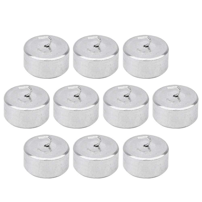 Calibration Weight Set of 10 50 g Metal Weights with Hook and Ring for Digital Jewellery Scales Science Laboratory Weights Training