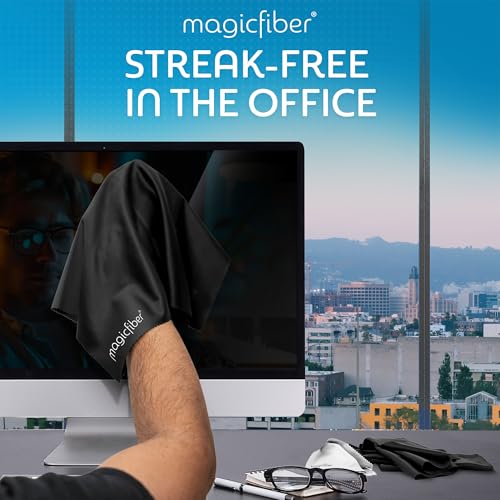 MagicFiber Extra Large Microfiber Cleaning Cloth for TV Screens & Monitors EXTRA LARGE PACK