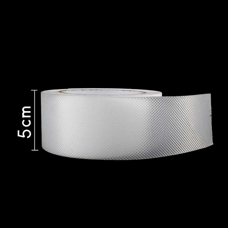 Clear Rubber Grip Tape Anti Slip Tape 2 Inch, 16.5 Feet, Heavy Duty Waterproof Non-Abrasive Tape Cushion Pad for Indoor & Outdoor, Making Handles or Contact Surfaces Safer 2" x 16.5Ft Clear Roll