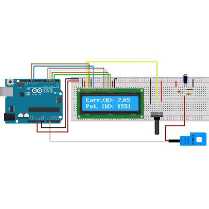 ARCELI 100A SCT-013-000 Non-invasive Sensor Split Core AC Current Converter for Arduino
