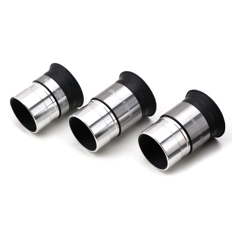 [Australia - AusPower] - Eyepiece Set for Telescope - Multi-Coated Optical Lens - 1.25 inch Telescope Eyepiece - The Upgraded Eyepiece Comes with a Soft Eyecup [4mm, 10mm, 20mm Eyepiece Set] 4mm, 10mm, 20mm Eyepiece Set 