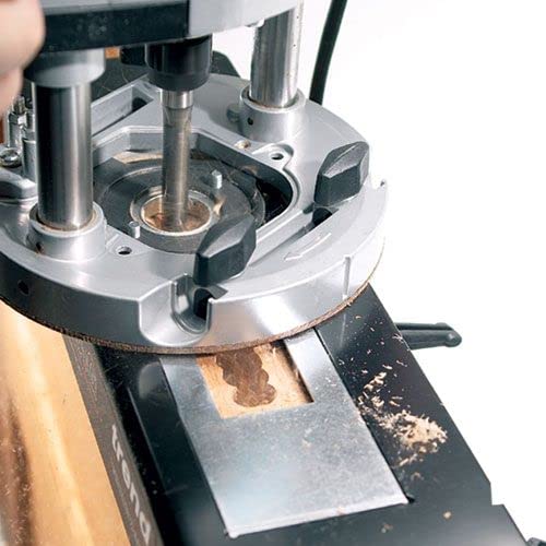 Trend Craft Pro 1/4" Shank Guided Template Profiler Router Cutter Bit - Ref C121FX1/4TC x Diameter 12.7mm; Cutting Length 12.7mm; Bearing 12.7mm Tungsten Carbide Tipped GUIDED PROFILER 9.5MM X 6.35MM CUT