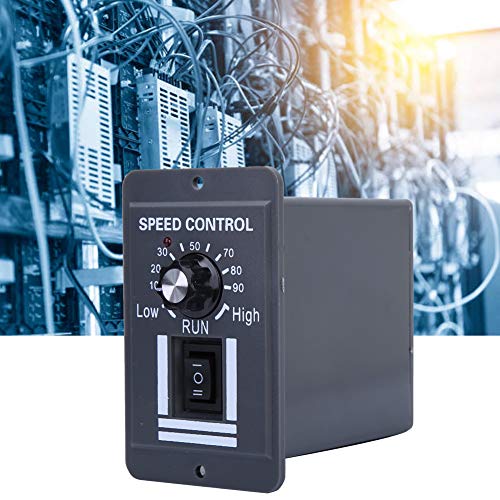 DC 12-60V 40A Motor Speed Controller, PWM Brush Motor Speed Controller, DC Motor Regulator Forward Reverse Speed Controller, Adjustable Motor Regulator Reversible Switch