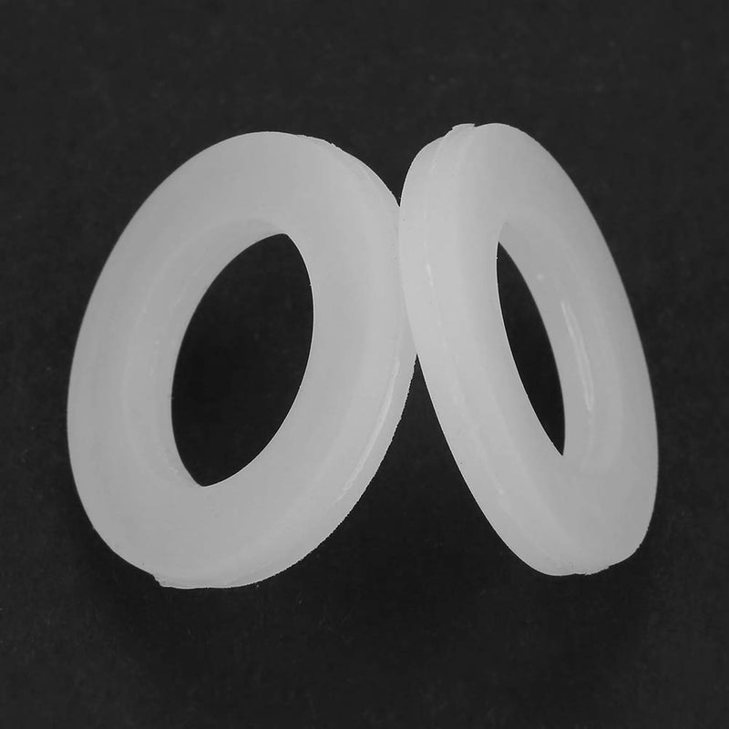 [Australia - AusPower] - 12PCS Silicone Gaskets Flat Washers Rubber O Ring Sealing Washers Assortment Kit for Sealing Faucet Pipe Water Tap Bellows Hoses (3/4") 3/4" 