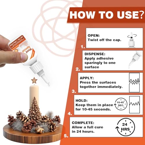 Viomis Wood Glue Strong 30g waterproof adhesive bottle for furniture repair