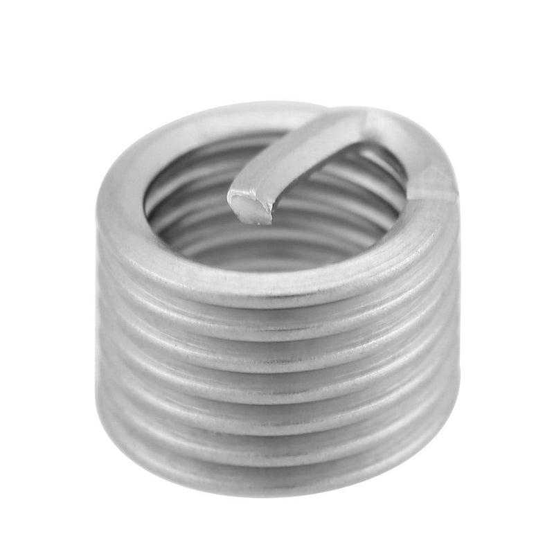 [Australia - AusPower] - M6 Wire Screw Sleeve, 100pcs M6 x 1.0 x 1.5D 304 Stainless Steel Thread Repair Insert Tool Wire Sleeve Helical Inserts Assortments Kit 