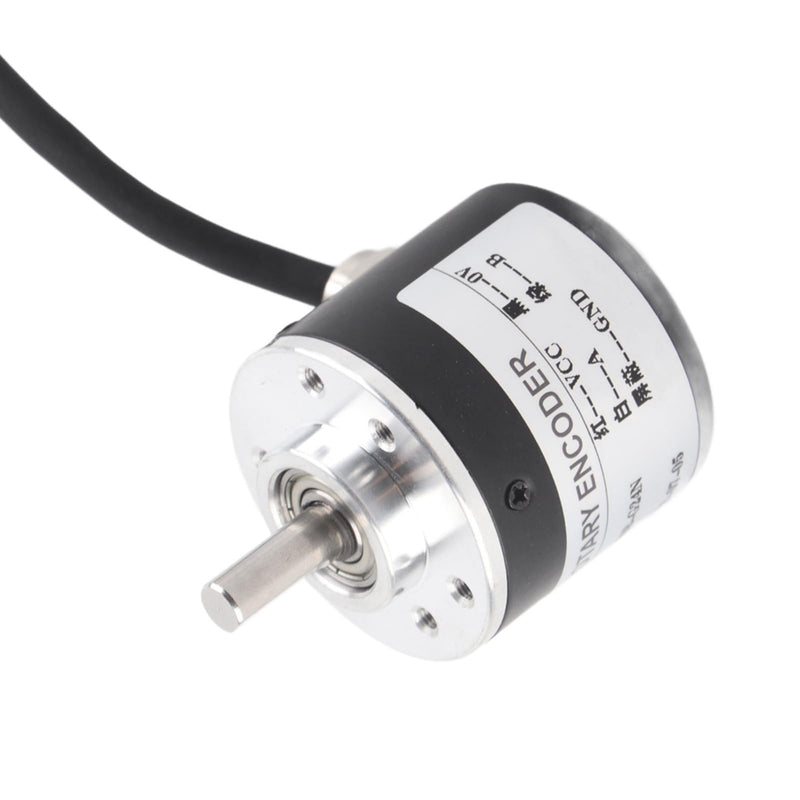 [Australia - AusPower] - Incremental Rotary Encoder, 600P R Magnetoelectric Incremental Quadrature Encoder 5V to 24V AB 2 Phases Shaft 6mm 
