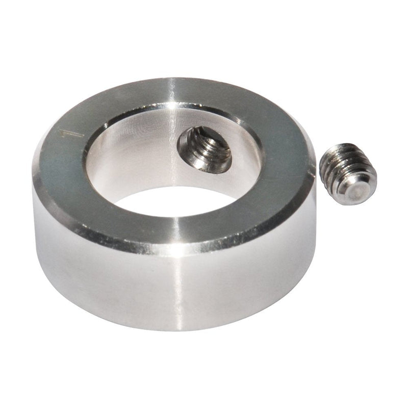 [Australia - AusPower] - 4Pcs Stainless Steel Shaft Collars Bore 3/8 inch Out Diameter 3/4" with Screw Fixed 3/8" 304 Stainless Steel 