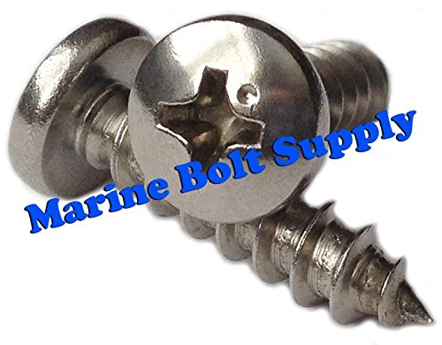 [Australia - AusPower] - Type 316 Stainless Steel Phillips Pan Sheet Metal Screw Kit Marine Bolt Supply 6-111916 