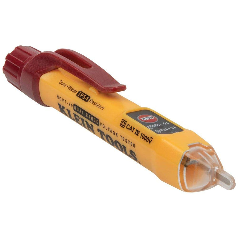 [Australia - AusPower] - Klein Tools NCVT2P Dual Range, Non-Contact Voltage Tester, 12-1000V AC, Visual & 69411 Circuit Breaker Finder Accessory Kit, Circuit Breaker Leads, Circuit Breaker Adapters 